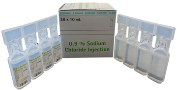 B.Braun Sodium Chloride Injection 0.9% 10ml - Box/20