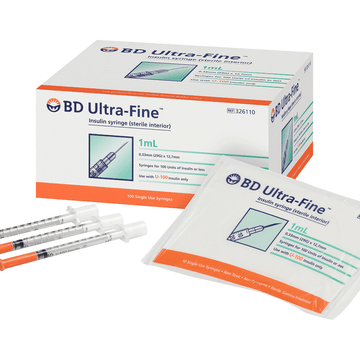 BD Insulin 1ml with 29G x 1/2" (12.7mm)