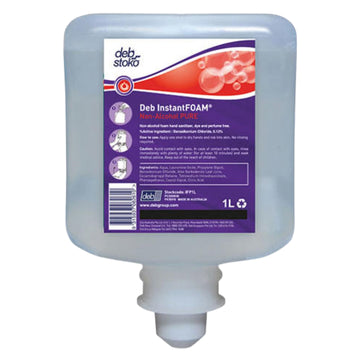 Deb InstantFOAM® Non-Alcohol PURE Hand Sanitiser Cartridge 1L