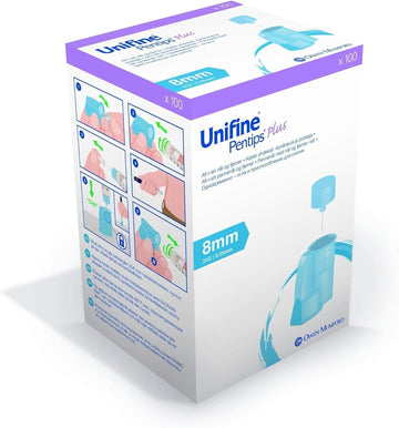 Unifine Pentips Plus 8mm x 31G Needle - 100 Pen Needles