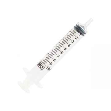 BD 10ml Luer Slip Eccentric Syringe 100/Box