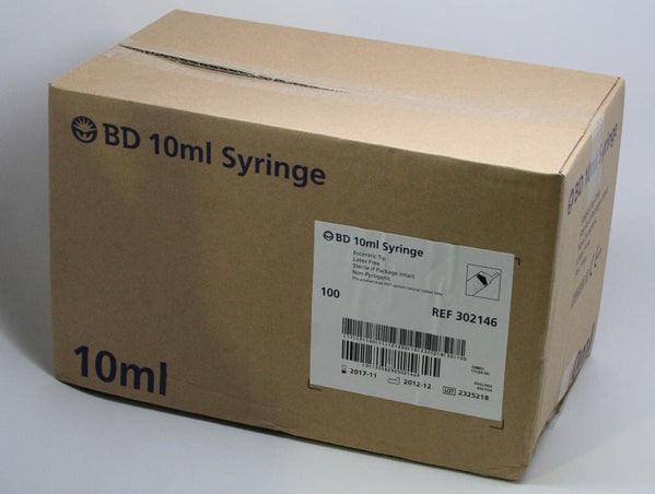 BD 10ml Luer Slip Eccentric Syringe