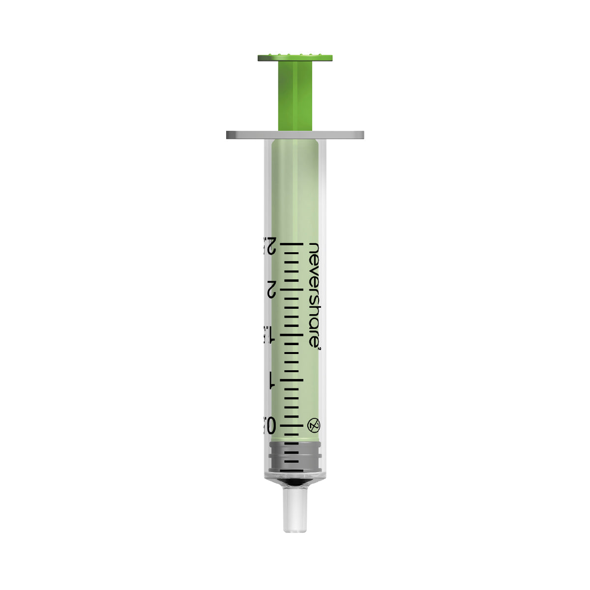 Nevershare 2ml Luer Slip Multi Colour Syringe 100/Box