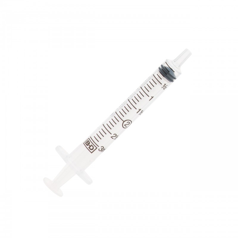 BD 3ml Luer Slip Syringe 100/Box