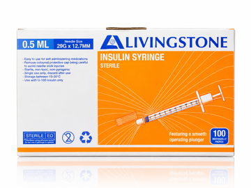 Livingstone Insulin 0.5ml with 29G x 1/2" (12.7mm)