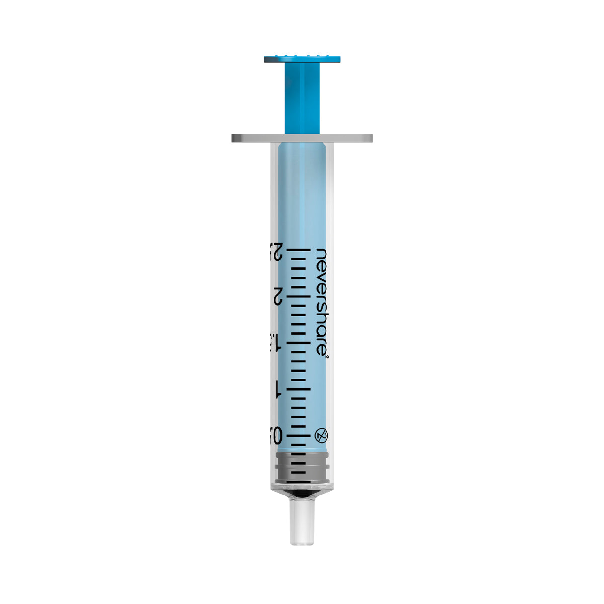 Nevershare 2ml Luer Slip Multi Colour Syringe