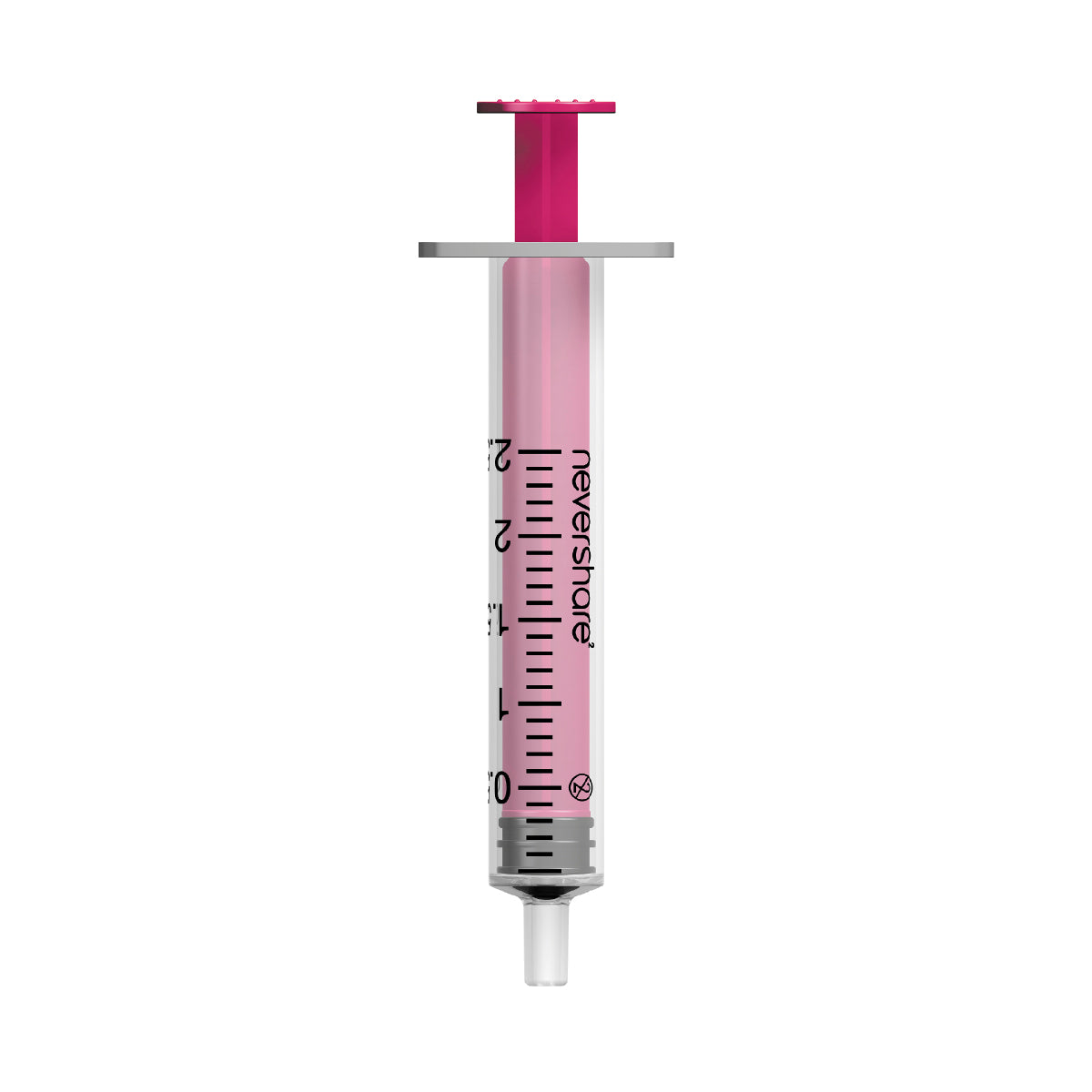 Nevershare 2ml Luer Slip Multi Colour Syringe