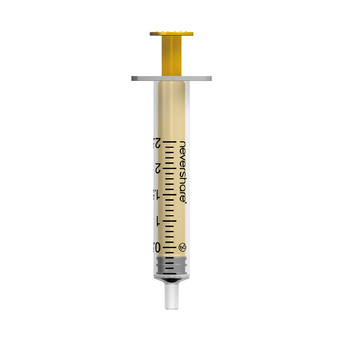 Nevershare 2ml Luer Slip Multi Colour Syringe