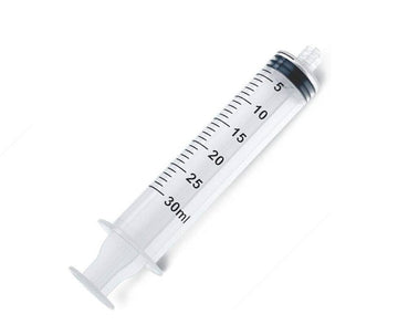 Nipro 30ml Luer Lock Syringe 100/Box