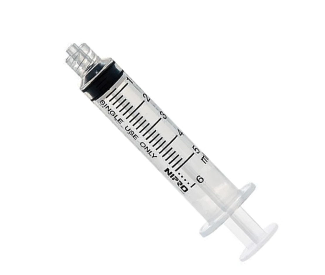 Nipro 5ml Luer Lock Syringe 100/Box