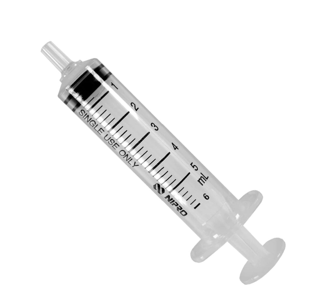 Nipro 5ml Luer Slip Syringe 100/Box