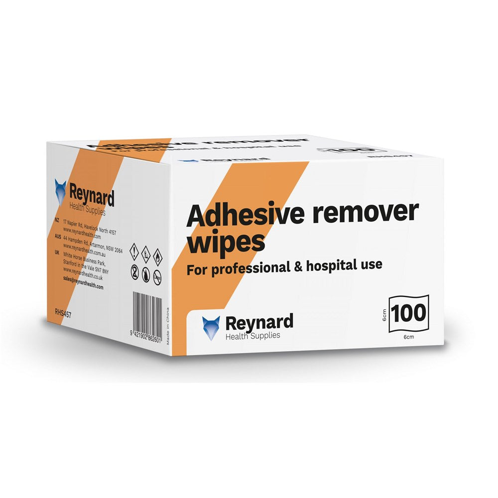 Reynard Adhesive Removal Wipes 6cm x 6cm