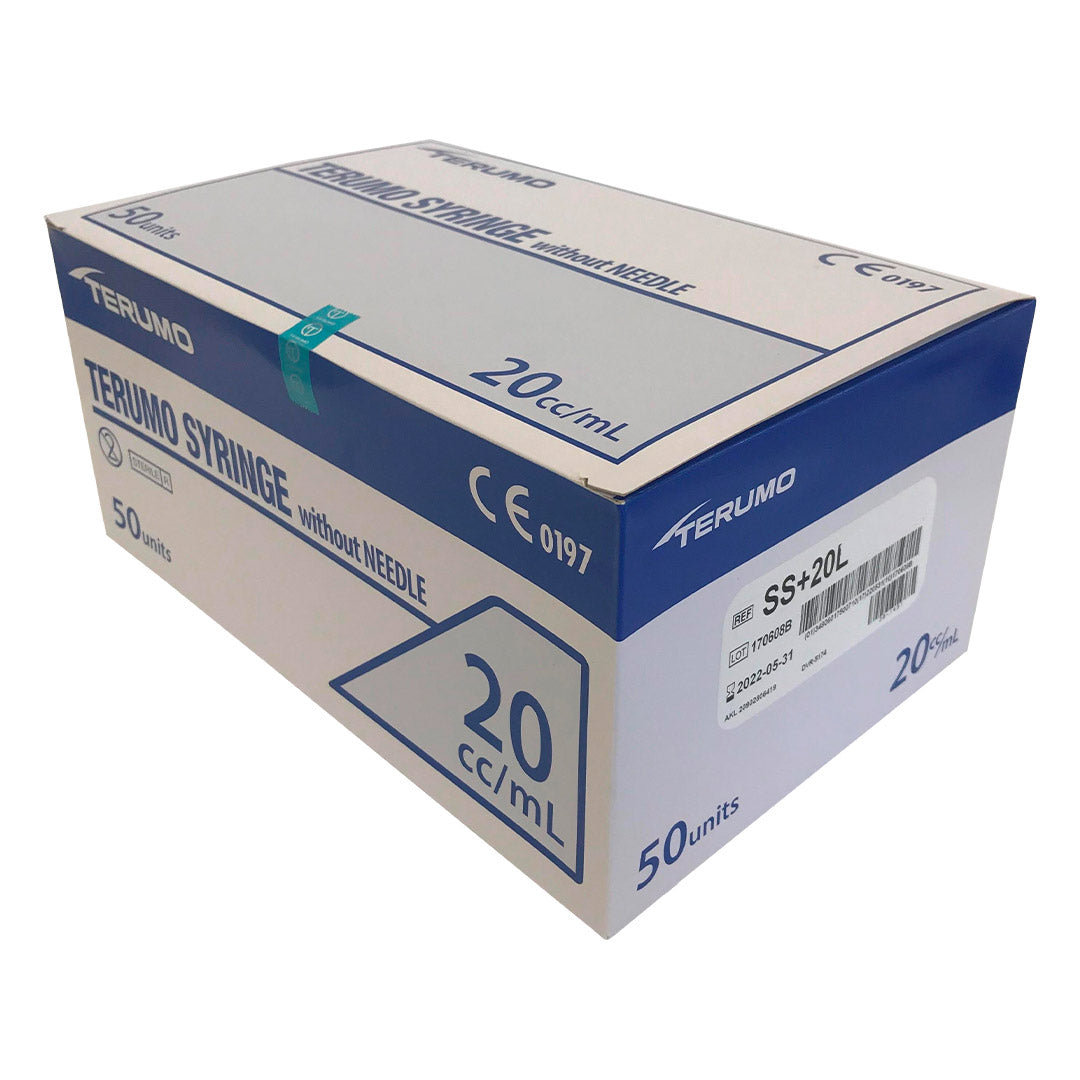 Terumo 20ml Luer Lock Syringe 50/Box