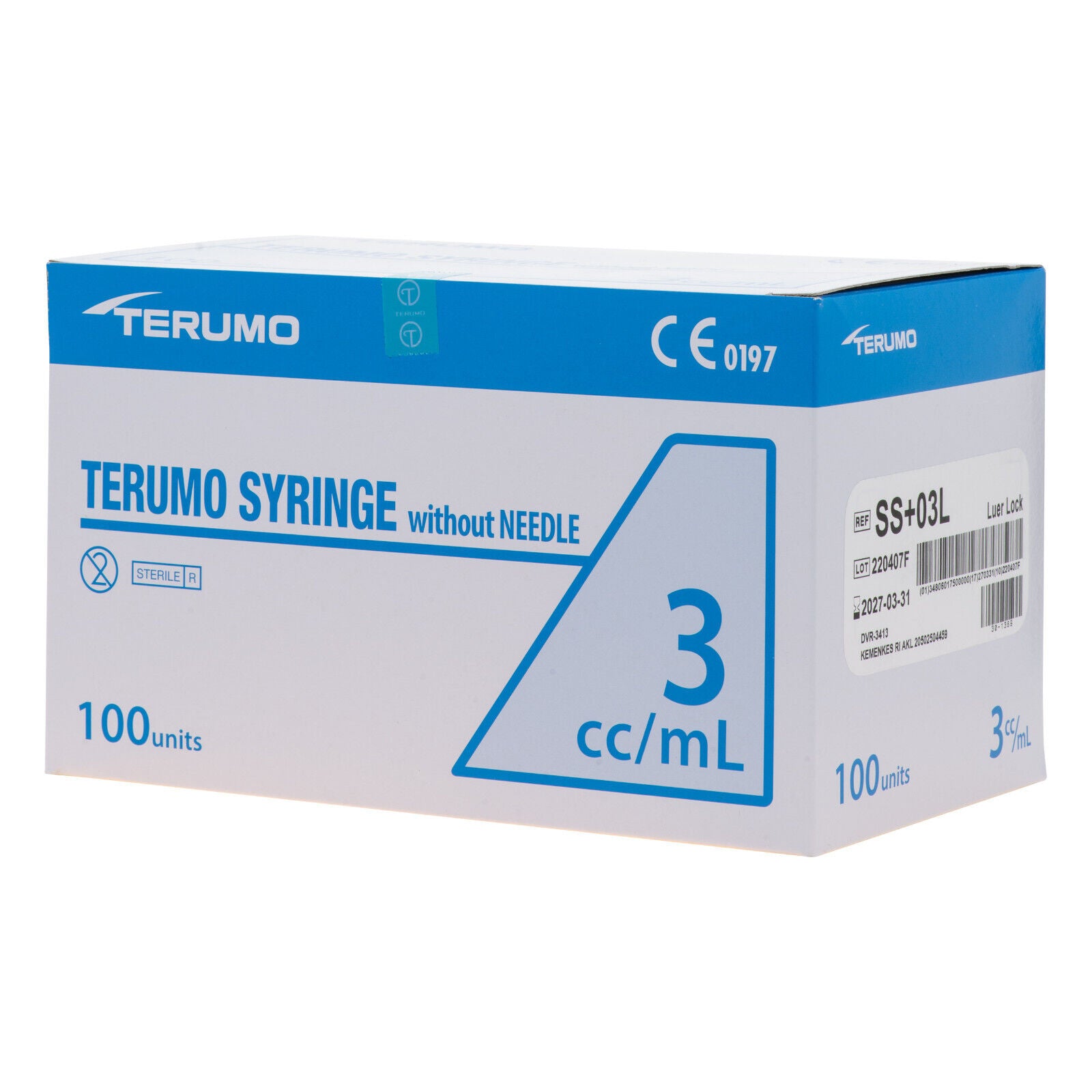 Terumo 3ml Luer Lock Syringe