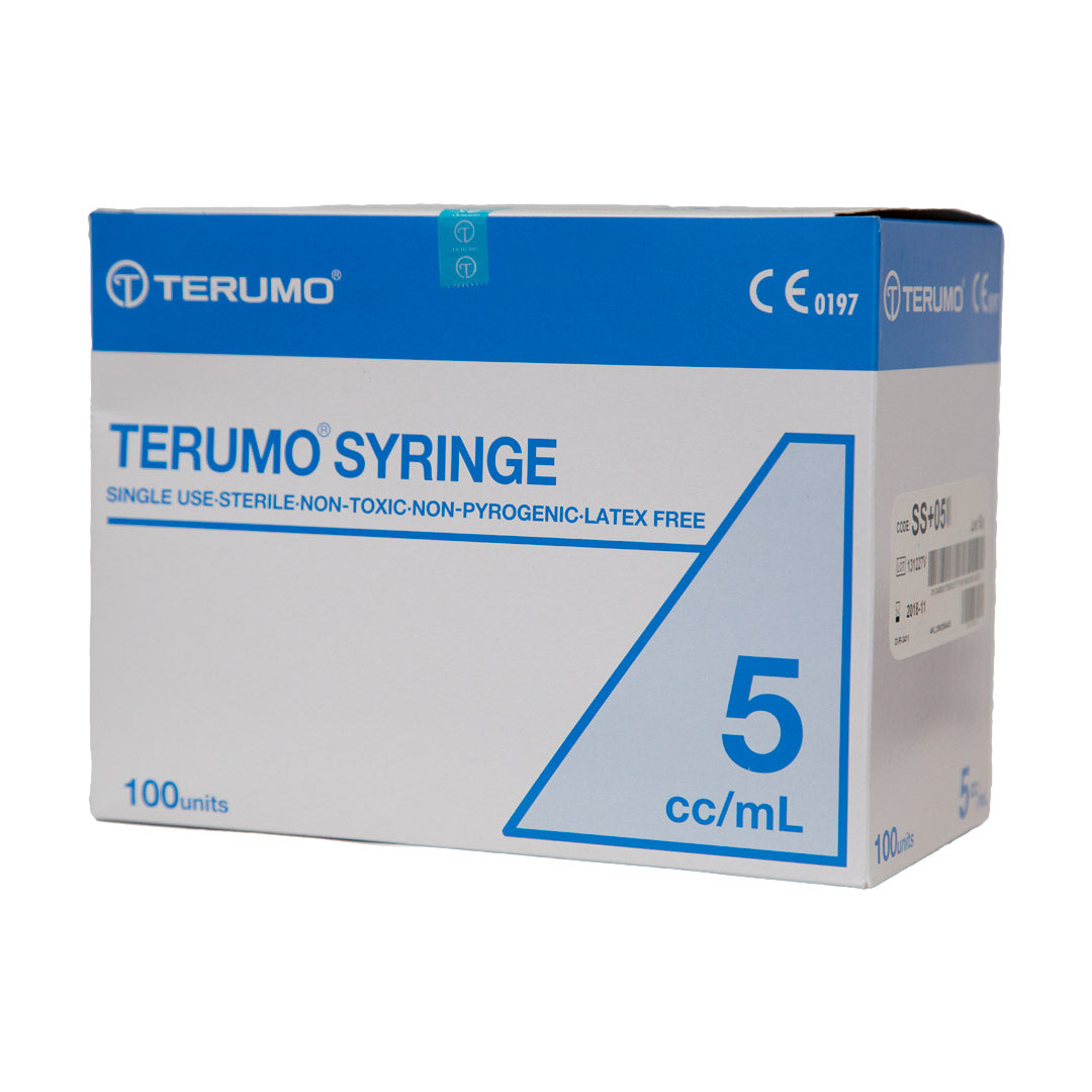 Terumo 5ml Luer Lock Syringe 100/Box