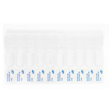 Pfizer Water for Injection BP 2ml Steriluer Ampoules - Box/20