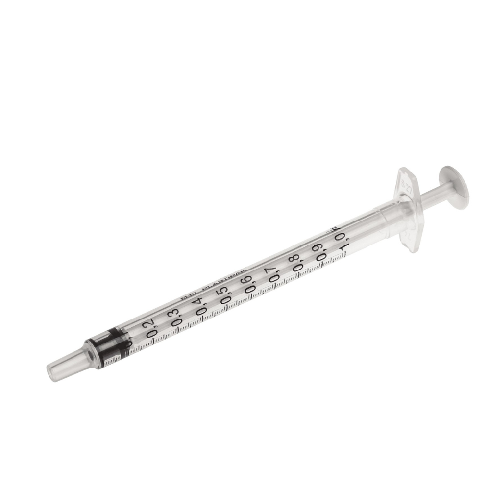 BD 1ml Luer Slip Syringe 100/Box