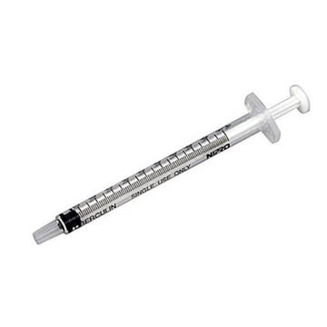 Nipro 1ml Tuberculin Luer Slip Syringe 100/Box